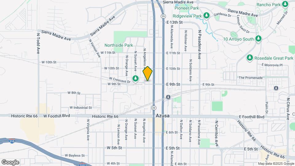 902 N Angeleno Ave Map and Location Details