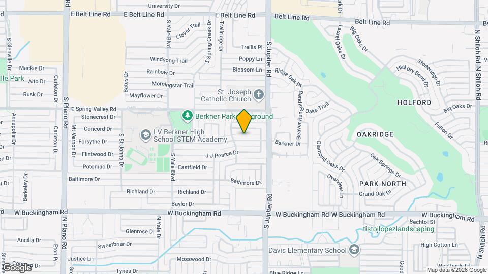 2007 Berkner Dr Map and Location Details