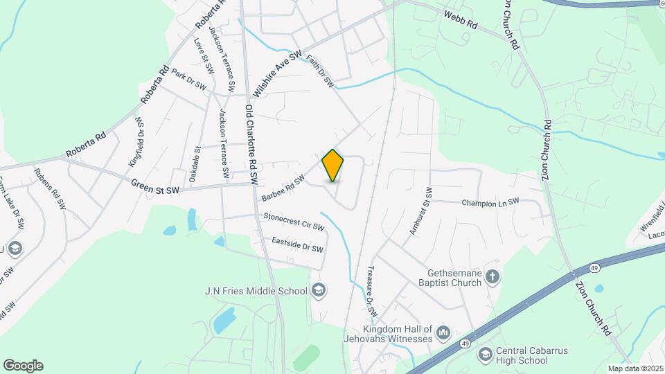 307 Confederate Ave SW Map and Location Details