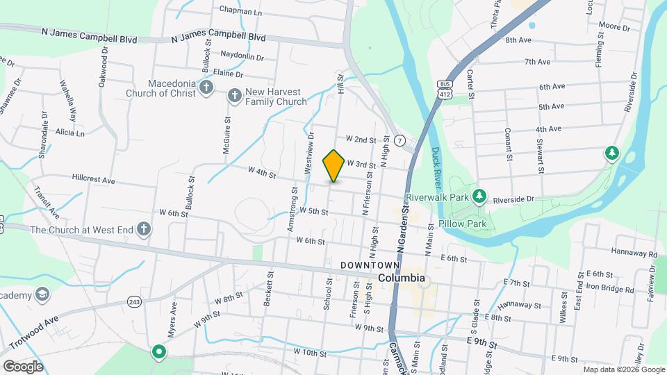 426 W 4th St Map and Location Details