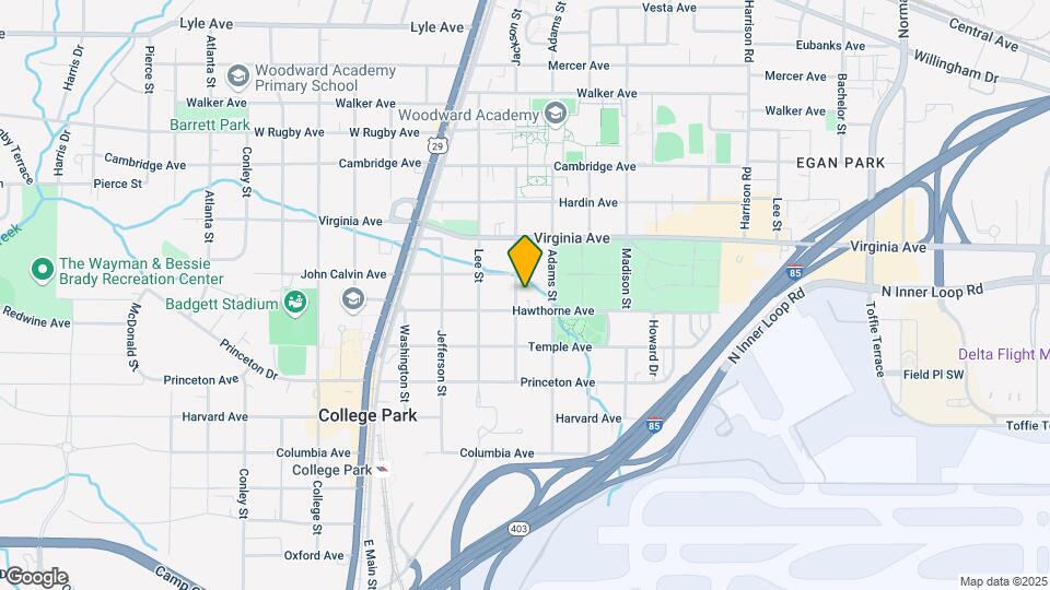3586 Jackson St Map and Location Details