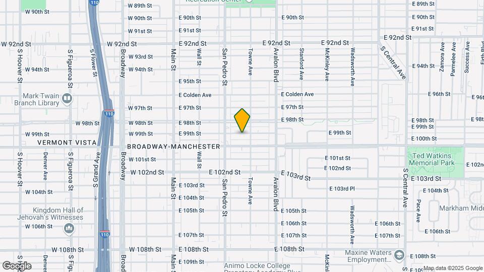 342 E 99th St Map and Location Details