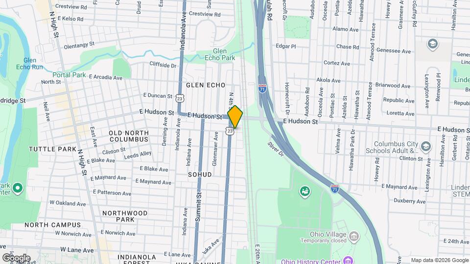 526 E Tompkins St Mapa y Detalles de la Ubicación