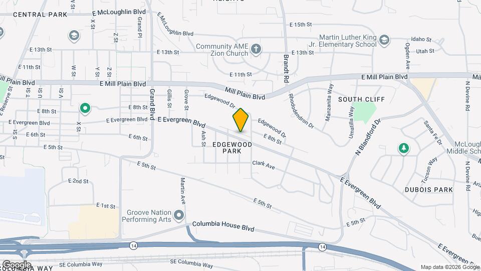 3600-3602 E Evergreen Blvd Map and Location Details