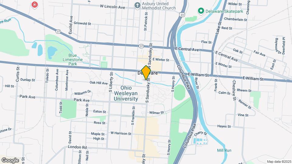 34 S Sandusky St, Unit C Map and Location Details