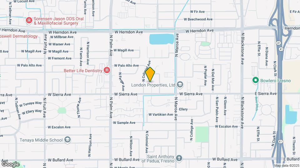 6461 N Remington Ave Map and Location Details
