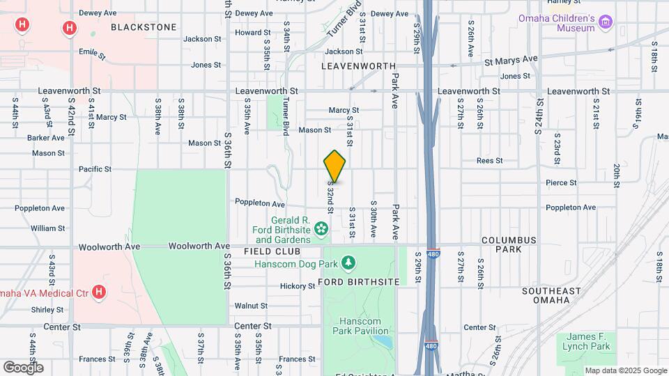 1132 S 32nd St Map and Location Details