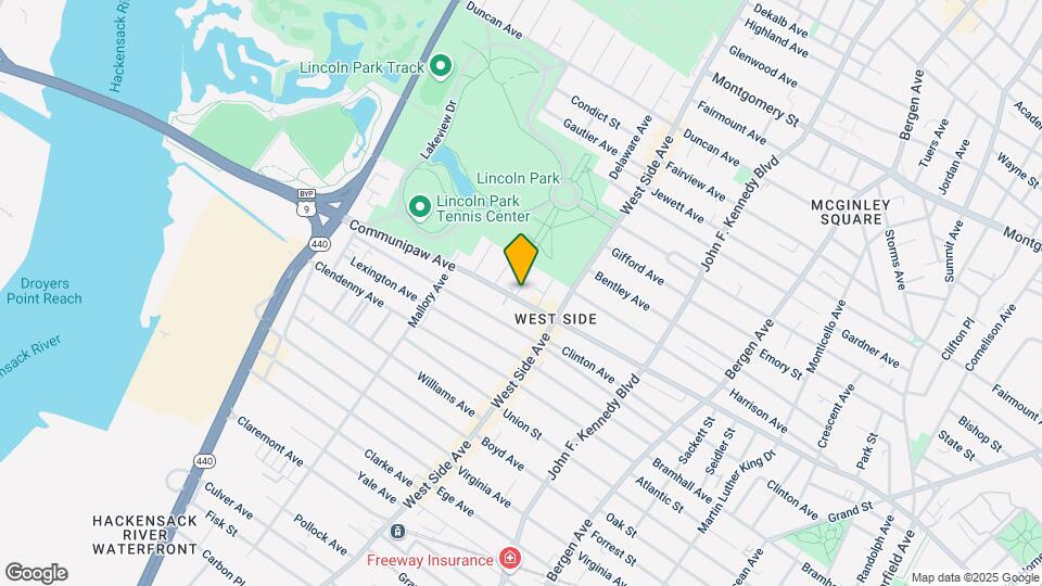 840 Communipaw Ave Map and Location Details