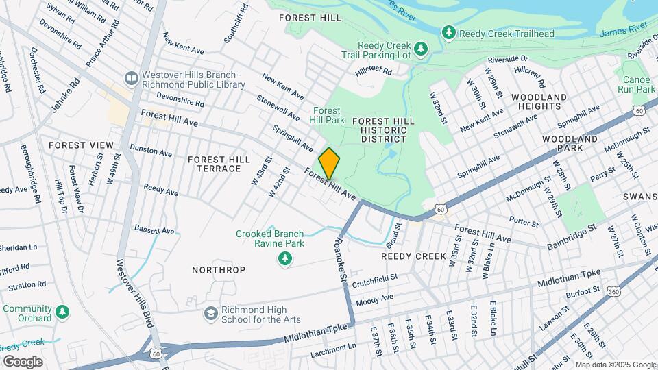 4018 Forest Hill Ave Map and Location Details