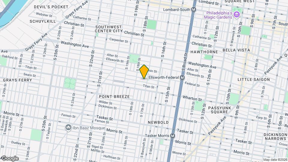 1711 Latona St Map and Location Details