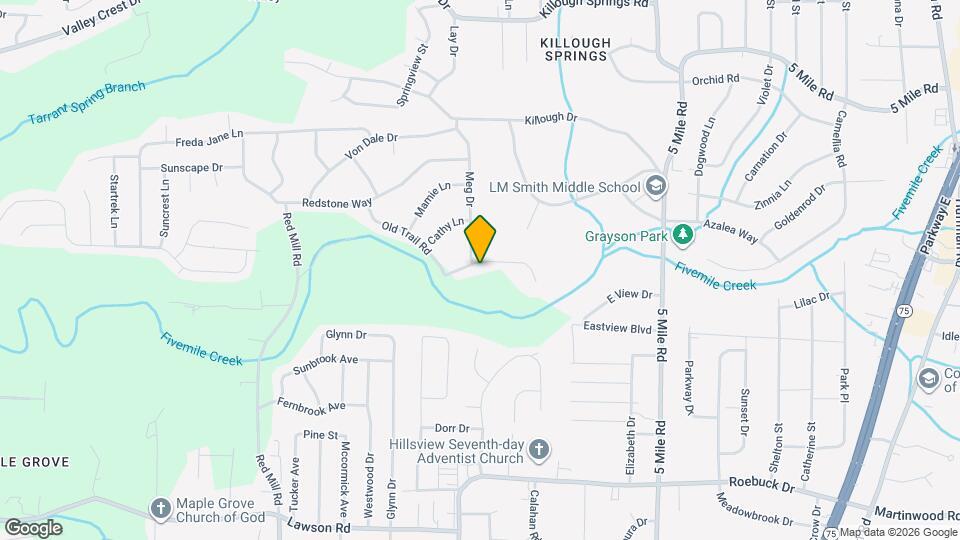 212 Sam Pate Dr Map and Location Details