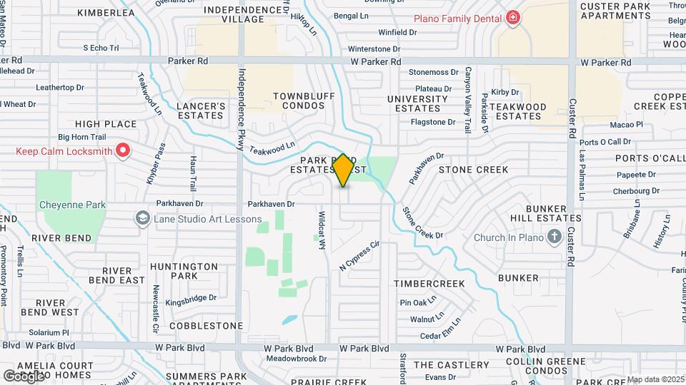 2609 Pinehurst Dr Mapa y Detalles de la Ubicación