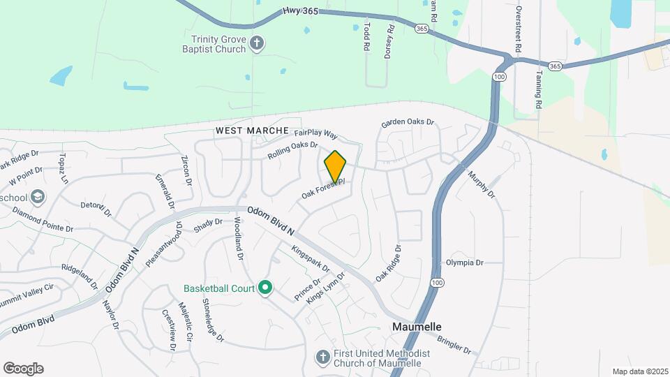 12 Oak Forest Pl Map and Location Details