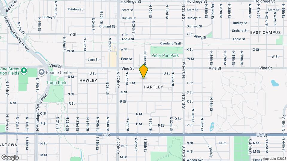616 N 30th St Map and Location Details