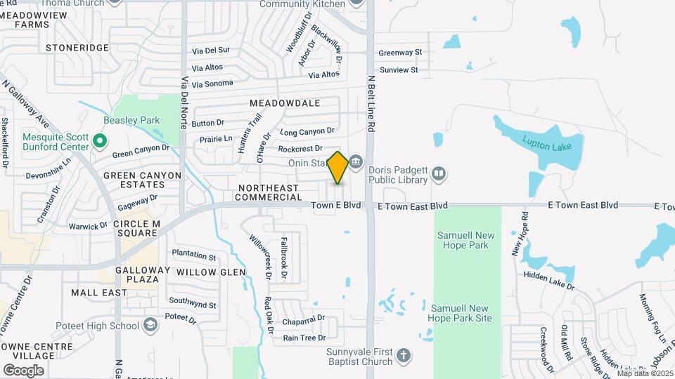 3613 Sugarberry Dr Map and Location Details