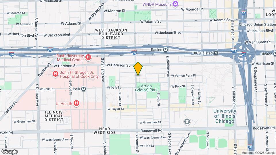 719 S Loomis St, Unit 2 Map and Location Details