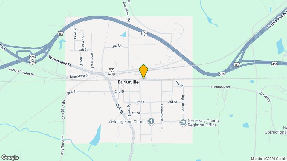 412 E Nunnally St, Unit 1 Map and Location Details