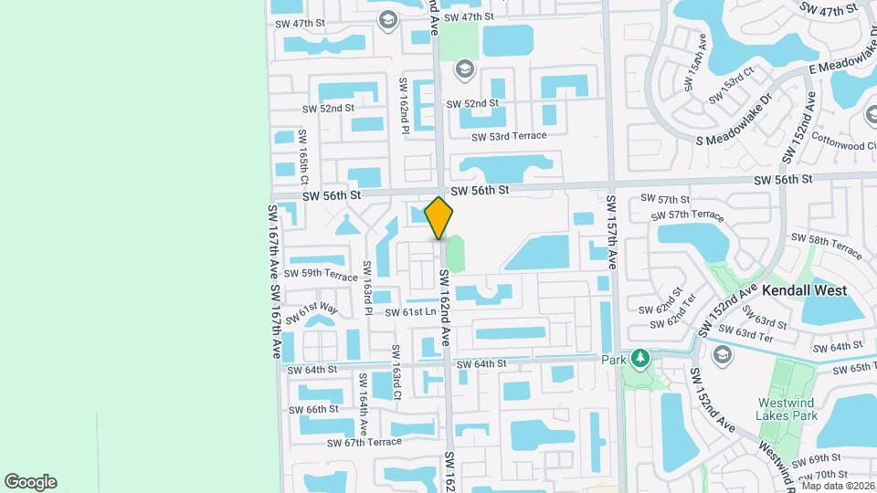 5841 SW 162nd Ct Map and Location Details