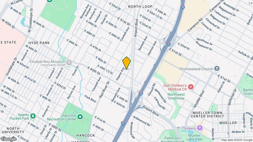 4608 Bennett Ave Mapa y Detalles de la Ubicación