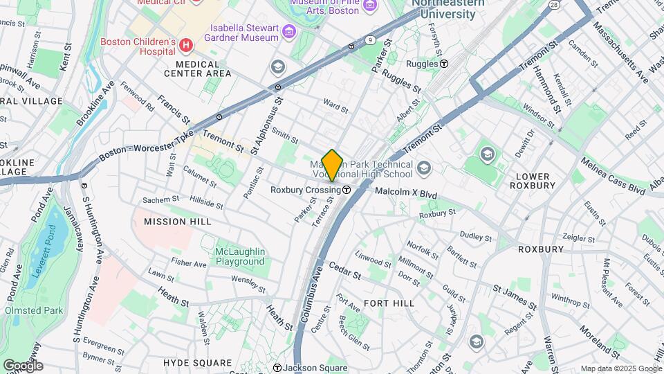 1430 Tremont St, Unit B4 Map and Location Details