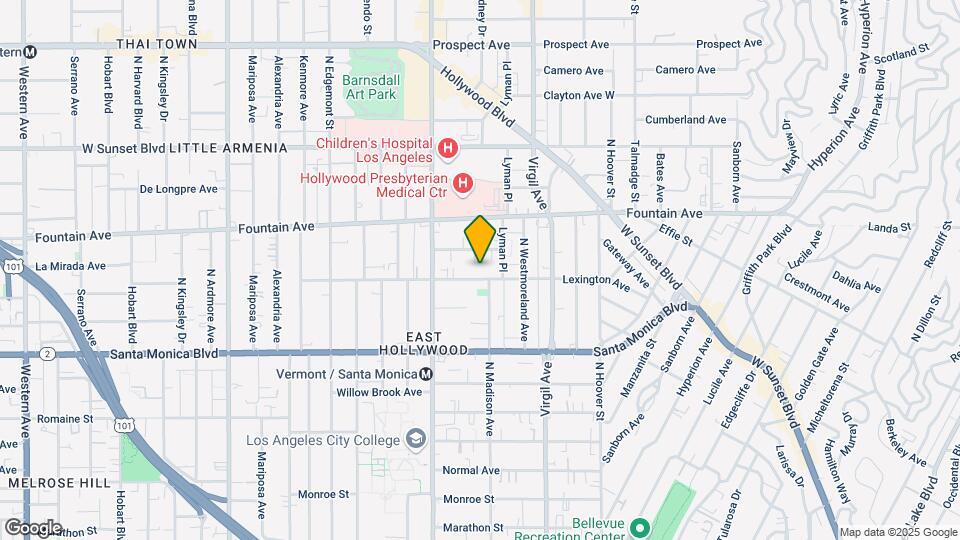 4607 Lexington Ave Map and Location Details