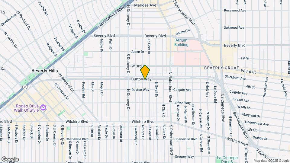 8948 Burton Way Map and Location Details