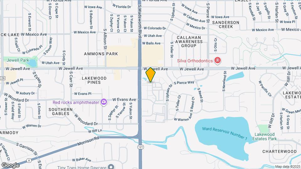 7485 W Asbury Ln Map and Location Details