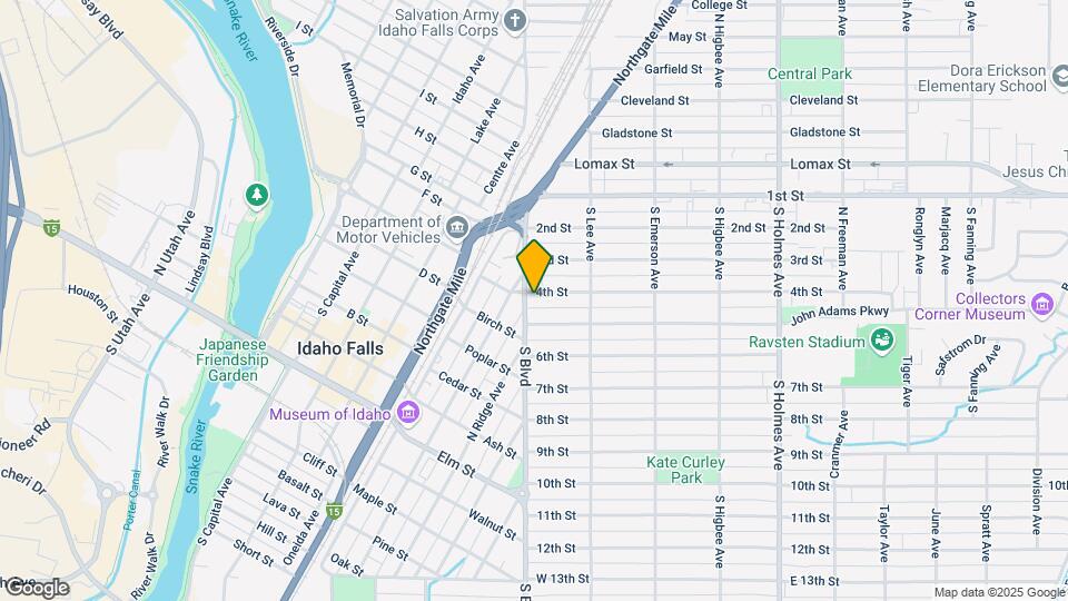 415 S Boulevard Mapa y Detalles de la Ubicación