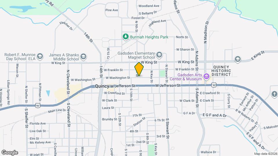 723 W Washington St Map and Location Details