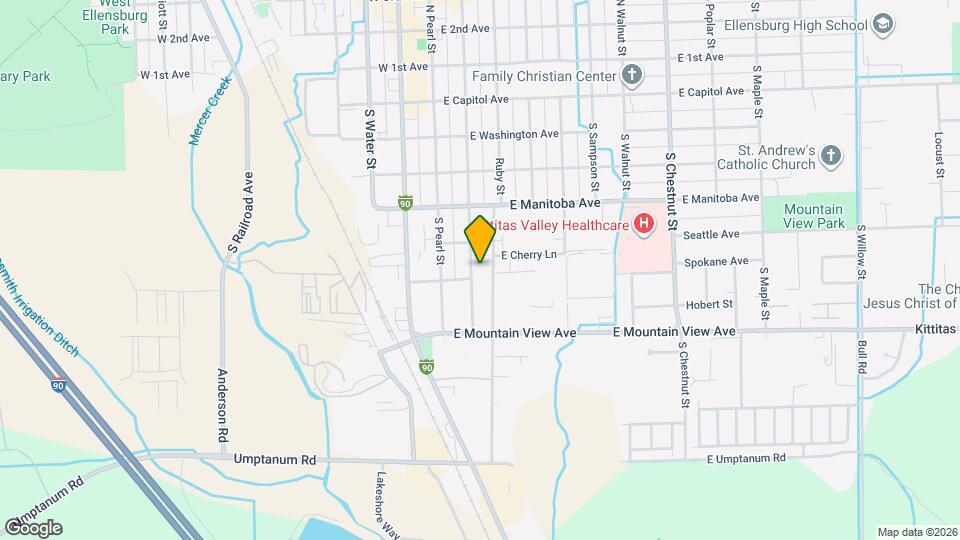 610 S Pine St Map and Location Details