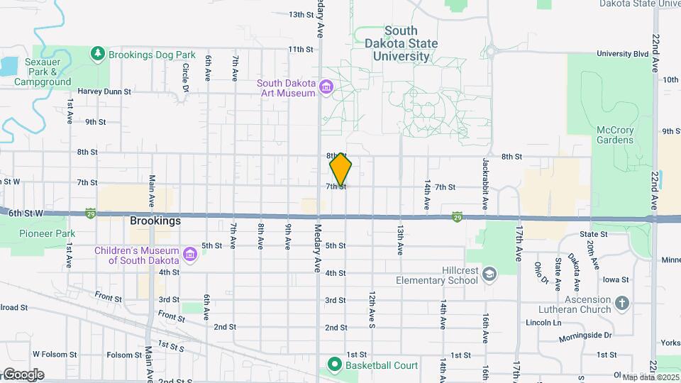 629 11th Ave Map and Location Details