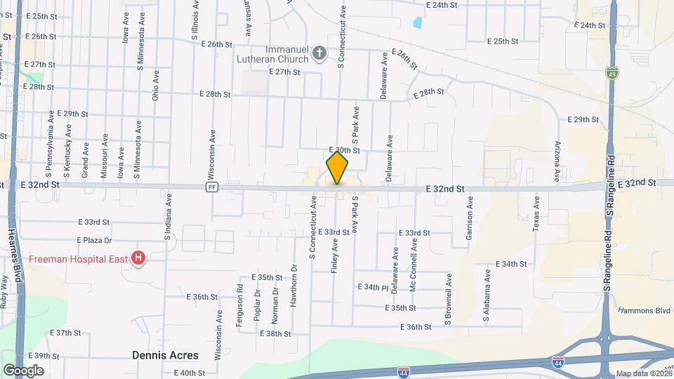 3502 Finley Ave Map and Location Details