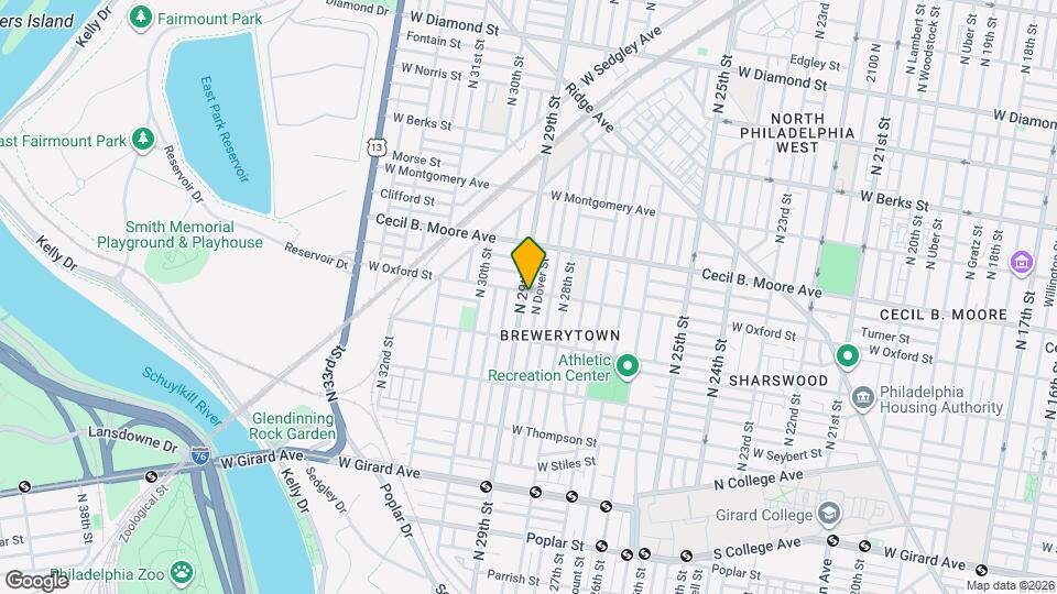1557 N 29th St Map and Location Details