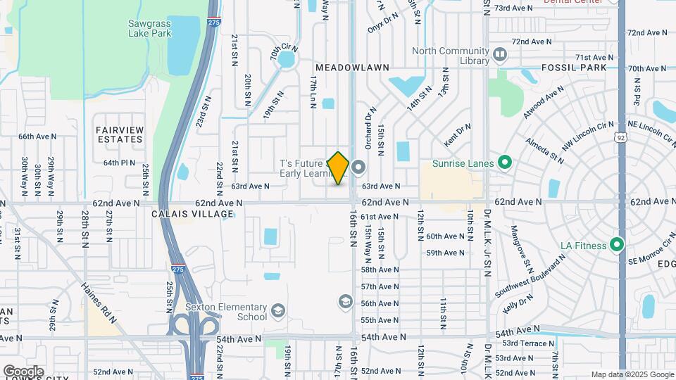1716 63rd Ave N Map and Location Details