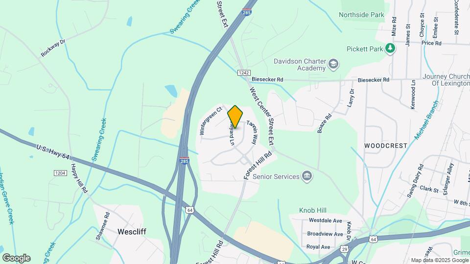 404 Vineyard Ln Map and Location Details