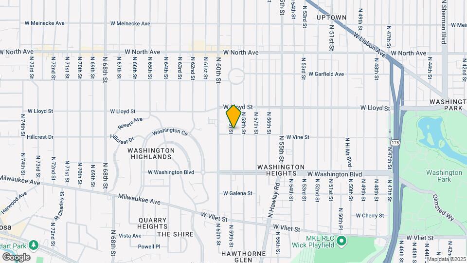 1904 N 59th St Map and Location Details