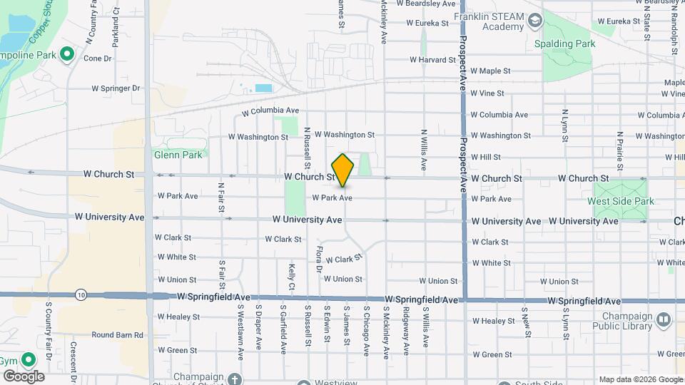 1202 W Park Ave Mapa y Detalles de la Ubicación