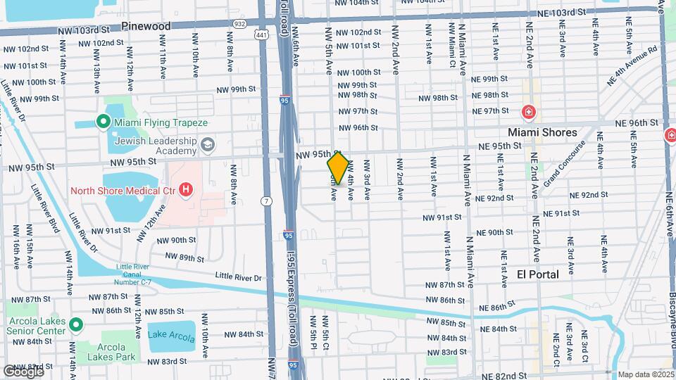 440 NW 93rd St Map and Location Details