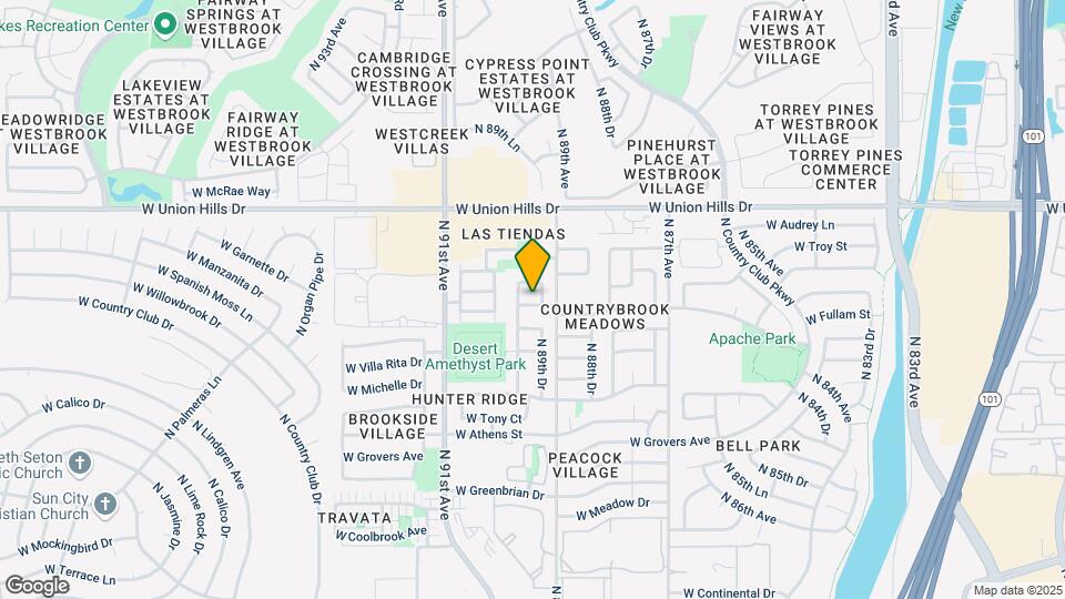 8936 W John Cabot Rd Map and Location Details