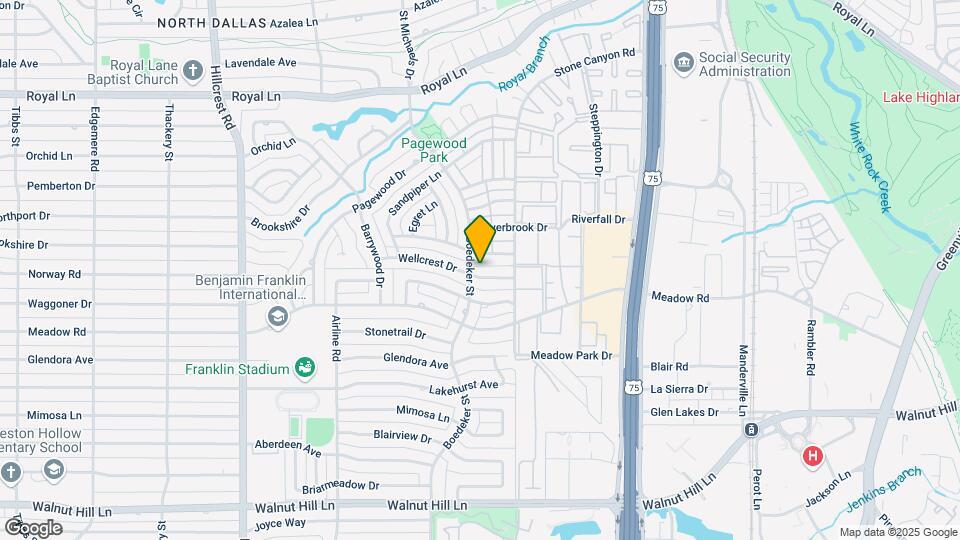 7509 Wellcrest Dr Map and Location Details