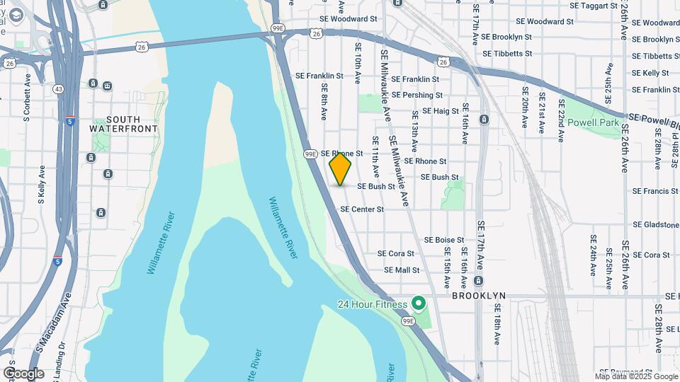 3809 SE 9th Ave Map and Location Details