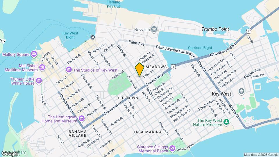 828 White St, Unit 2 Map and Location Details