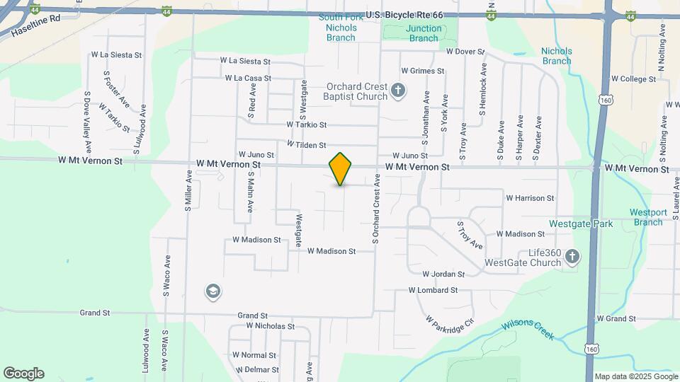 647 S Meteor Ave Mapa y Detalles de la Ubicación