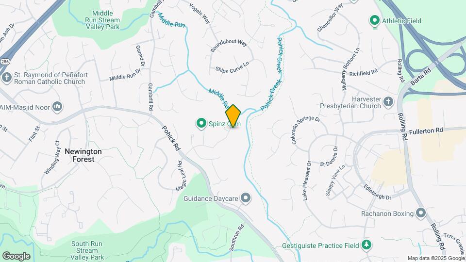 7923 Pebble Brook Ct Map and Location Details