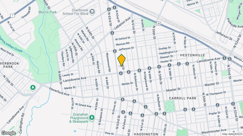 1624 N Felton St Mapa y Detalles de la Ubicación