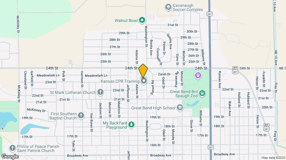 2608 23rd St Map and Location Details