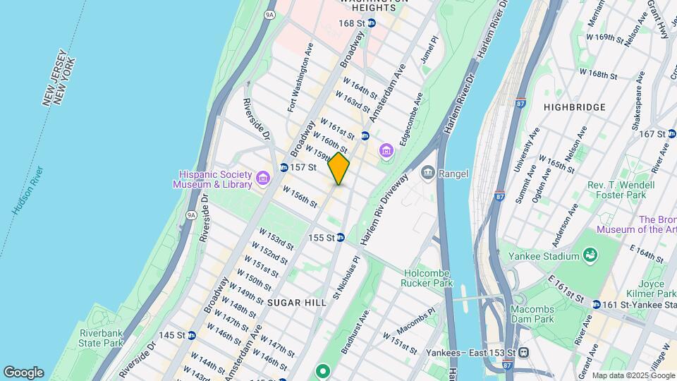 1969 Amsterdam Ave Mapa y Detalles de la Ubicación