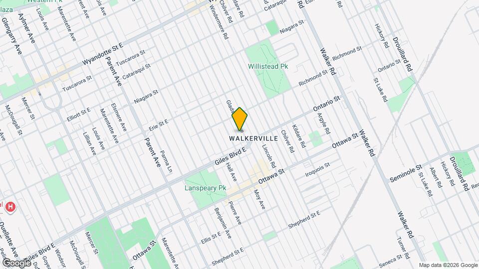 1153 Gladstone Ave Mapa y Detalles de la Ubicación