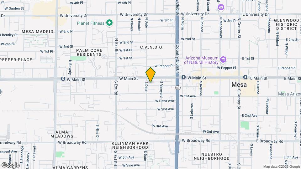 536-544 W Mahoney Ave Mapa y Detalles de la Ubicación
