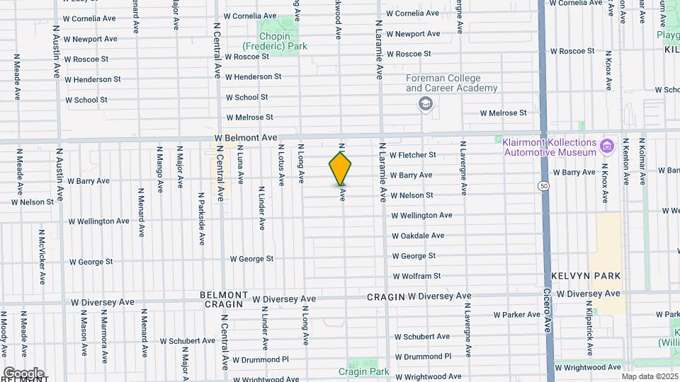 3036 N Lockwood Map and Location Details